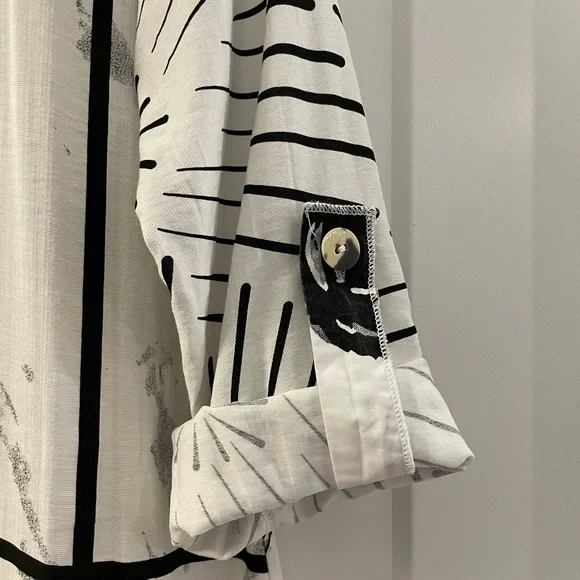 Boho Tunic with Mixed Pattern - Picture 5 of 10